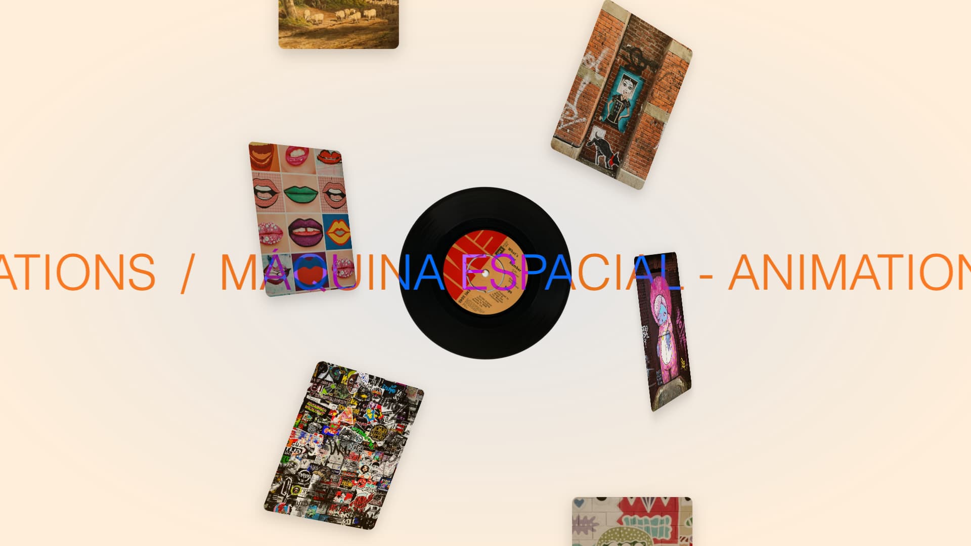 Máquina Espacial - Rotating On-Scroll Animation